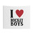 I Love Hockey Tapestry for Ice Hockey Fans