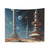 NASA Retro Futurism Space Art Tapestry
