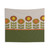 Retro Seventies Sunflower Tapestry