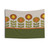 Retro Seventies Sunflower Tapestry