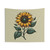 Sunflower Floral Tapestry