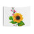 Mystic Sunflower Tapestry - Watercolor Floral Wall Hanging