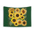 Sunflower Pattern Graphic Tapestry