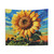 Awesome Yellow Sunset Sunflower Tapestry Wall Art