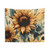 Watercolor Sunflower Tapestry