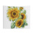 Watercolor Sunflower Bouquet Tapestry