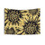 Gold Sunflowers Botanical Tapestry