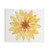 Vibrant Yellow Sunflower Tapestry - Botanical Floral Wall Decor