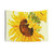 Sunflower Watercolor Painting Tapestry