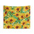 Vibrant Sunflower Watercolor Tapestry