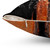Black and Orange Abstract Pillow