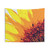 Colorful abstract sunflower tapestry wall hanging