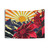 Red Sunflowers Tapestry Wall Hanging
