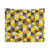 Geometric mustard and grey tapestry