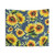Watercolor Sunflower Tapestry Wall Hanging