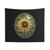 Enchanting Sunflower Crescent Moon Tapestry