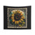Vintage Sunflower Stamp Collection Tapestry