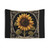 Vintage Sunflower Stamp Tapestry