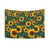 Sunflower field in autumn tapestry