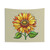 Sunflower Floral Tapestry Wall Hanging