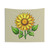 Vibrant Sunflower Tapestry Wall Hanging