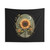 Enchanted Sunflower Under Moonlit Sky Tapestry