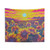 Sunflower Field Sunset Tapestry