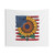 Patriotic Sunflower American Flag Tapestry