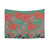 Vibrant Coral Floral Tapestry