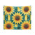Sunflower Checkerboard Pattern Tapestry