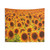 Sunflower Swirling Art Tapestry