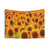 Sunflower Swirling Art Tapestry