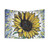 Colorful Sunflower Tapestry Wall Art