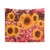 Impressionist sunflower tapestry wall art