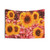Impressionist sunflower tapestry wall art