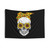 Skull Sunflower Tapestry - Funny Sunflower Skull Design