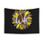 Leopard Sunflower Flower Tapestry