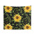Wild Sunflowers Floral Pattern Tapestry
