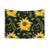Wild Sunflowers Floral Pattern Tapestry