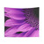 Lilac Sunflower Macro Art Photo Tapestry