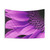 Lilac Sunflower Macro Art Photo Tapestry