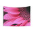 Pink Sunflower Macro Art Photo Tapestry
