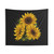 Yellow Sunflower Watercolor Tapestry