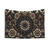 Dark Summer Sunflower Garden Tapestry