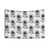 Black and White Sunflower Tapestry Wall Hanging