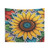 Colorful Sunflower Tapestry Wall Hanging