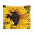 Elegant Sunflower Close-Up Photo Tapestry