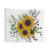 Sunflower Bouquet Tapestry Wall Hanging