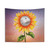 Sunflower Disco Ball Tapestry Wall Hanging