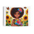 Black Girl Sunflower Butterfly Tapestry